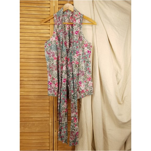 ⫷▴Vintage Floral Shabby chic Boho Top▴⫸ - Picture 1 of 13